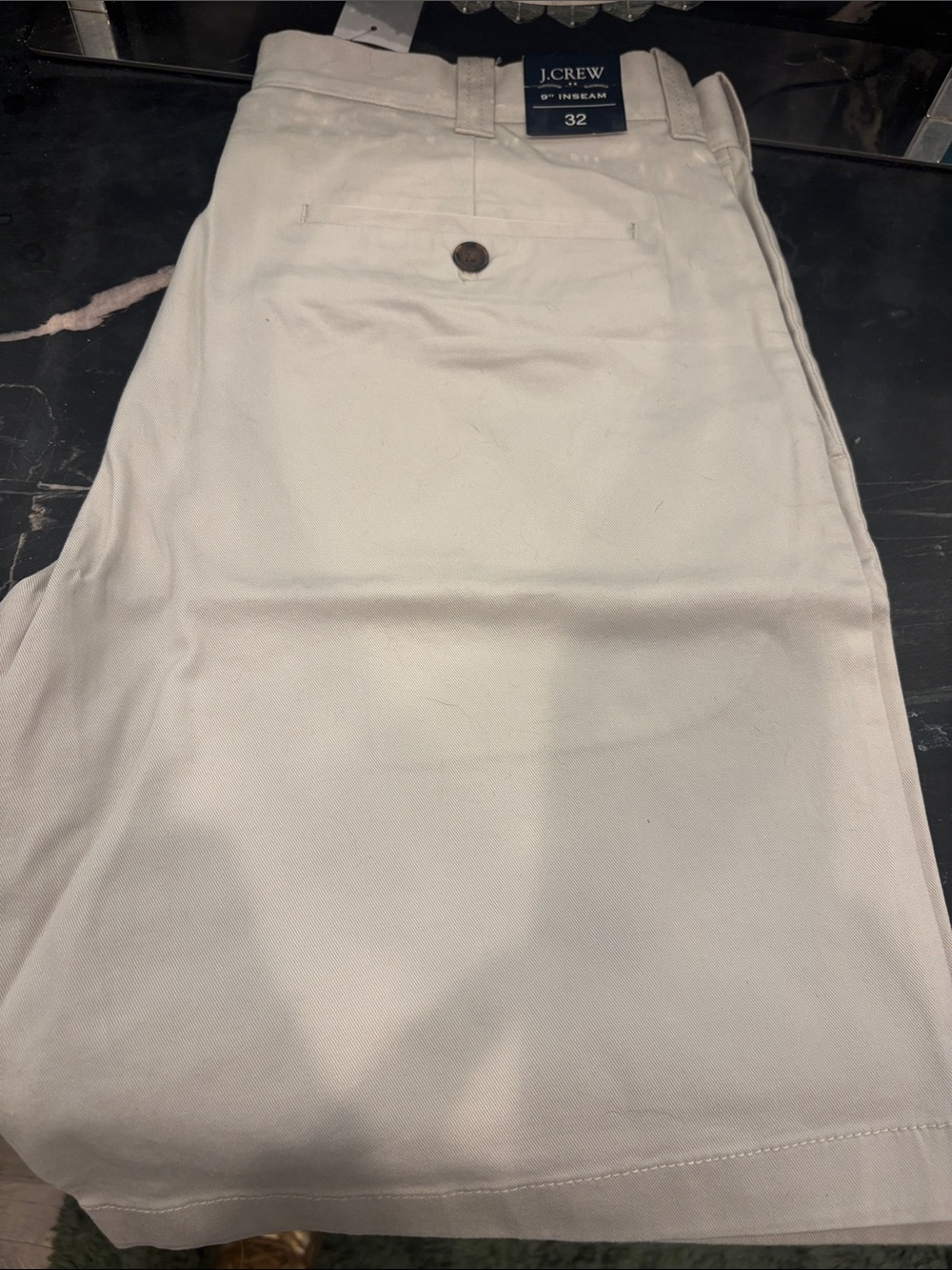 J. Crew Cream Cotton Chino Shorts